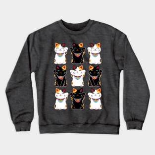 Lucky Cats Crewneck Sweatshirt